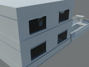 residential building complex 3D 모델