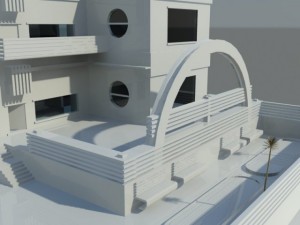 residential building complex 3D 모델