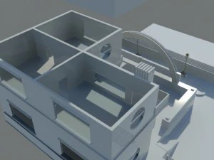 residential building complex 3D Model