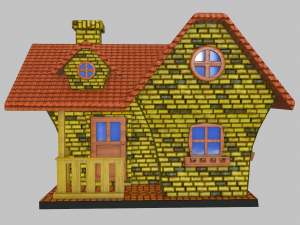 cartoon house 3D Model