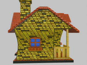 cartoon house 3D Model