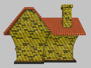 cartoon house 3D Model