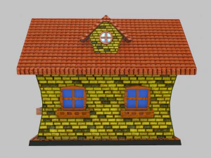 cartoon house 3D Model