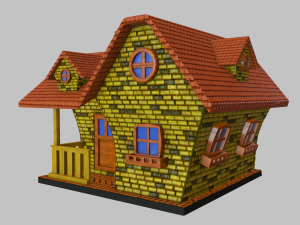 cartoon house 3D Model