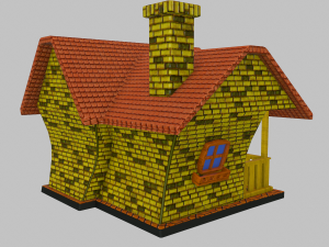 cartoon house 3D Model