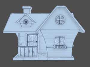 cartoon house 3D Model