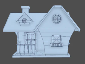 cartoon house 3D Model