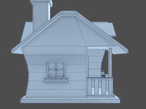 cartoon house 3D Model