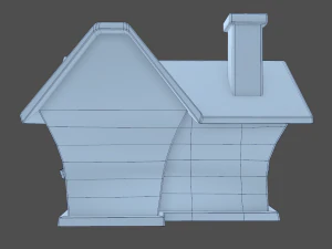 cartoon house 3D Model