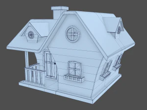 cartoon house 3D Model