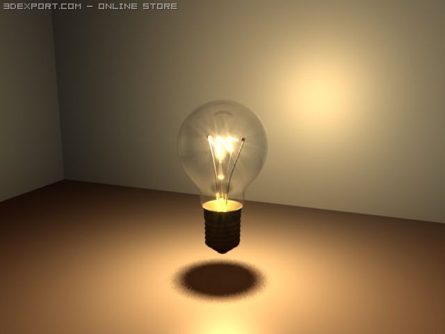 ampoule Modèle 3D .c4d .max .obj .3ds .fbx .stl .blend 
