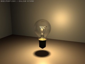 ampoule Modèle 3D