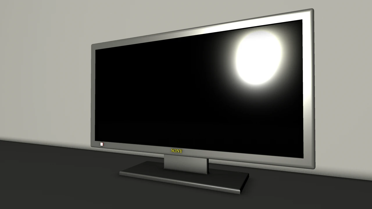LCD sony Model 3D .c4d .max .obj .3ds .fbx .stl .blend 