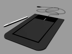 bamboo pen and touch 3D Model