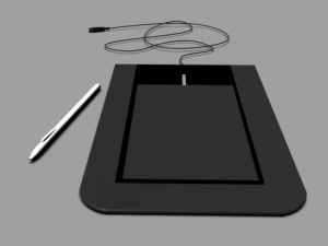 bamboo pen and touch 3D Model