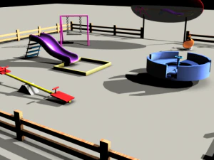 modelo de playground 3d Modelo 3D