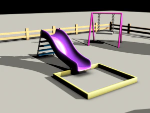 modelo de playground 3d Modelo 3D