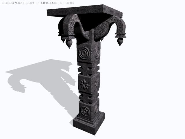 indian architecture Modello 3D .c4d .max .obj .3ds .fbx .stl .blend 