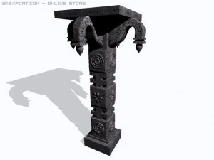 arquitetura indiana Modelo 3D