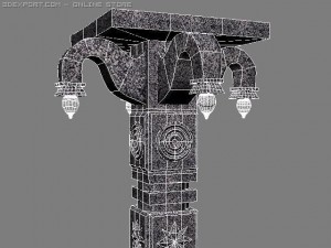 indian architecture Modello 3D