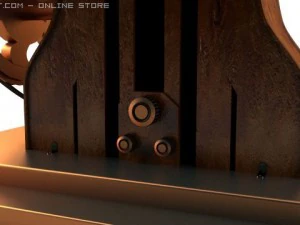 old radio 3D Model