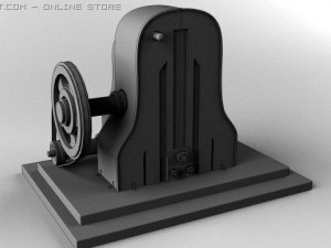 old radio 3D Model
