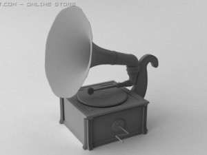 gramaphone 3D Model