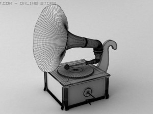 gramaphone 3D Model