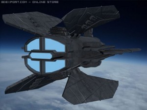spacecraft constriktor 3D Model