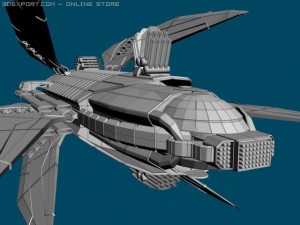 spacecraft constriktor Model 3D