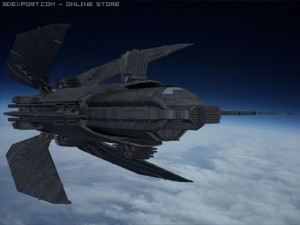 spacecraft constriktor Model 3D