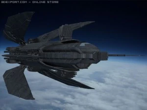 spacecraft constriktor 3D Model