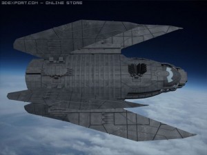 spacecraft constriktor Model 3D