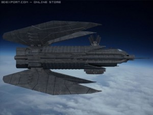 spacecraft constriktor Model 3D