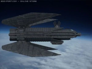 spacecraft constriktor 3D Model