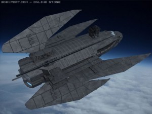 spacecraft constriktor Model 3D