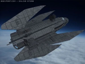 spacecraft constriktor 3D Model