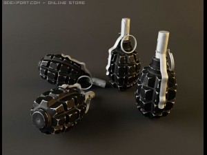 grenades f1 3D Модель