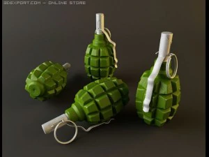 grenades f1 3D Model