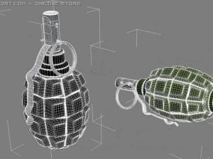 grenades f1 3D Model