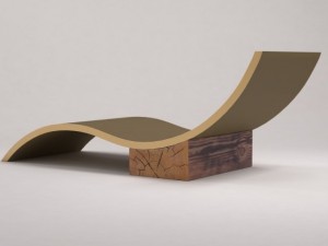 chaise longue by the designer john houshmand 3D 模型