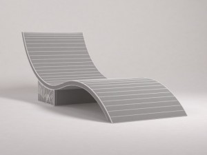 chaise longue by the designer john houshmand 3D 模型