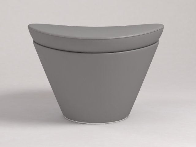 short oval bench called cup stoolby simon 3D 모델 .c4d .max .obj .3ds .fbx .stl .blend 