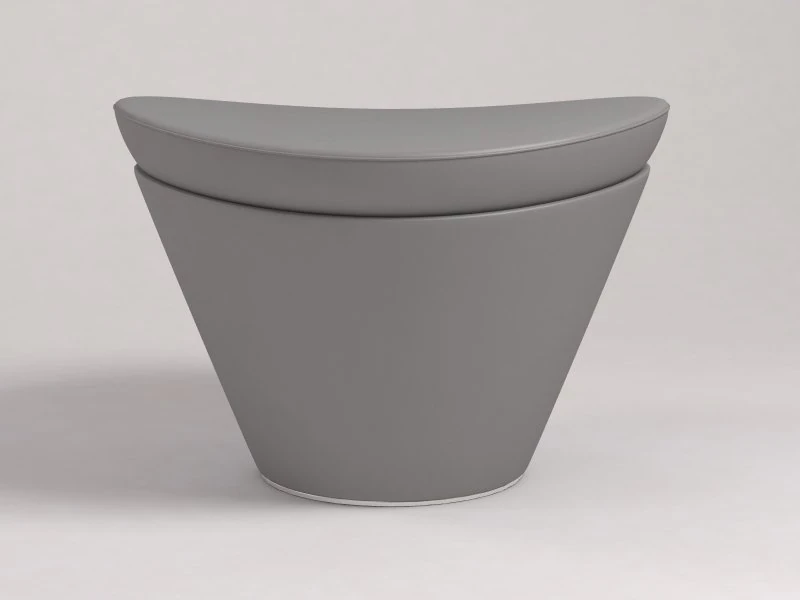 short oval bench called cup stoolby simon 3D Model .c4d .max .obj .3ds .fbx .stl .blend