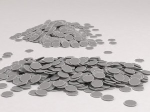 coins Modello 3D