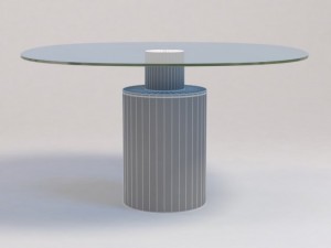 tables of designers lella  massimo vignelli 3D Model