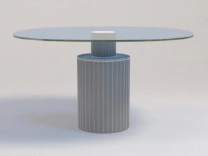 tables of designers lella  massimo vignelli 3D Model