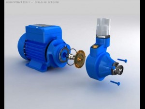 electric motor 3D मॉडल
