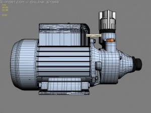electric motor 3D मॉडल