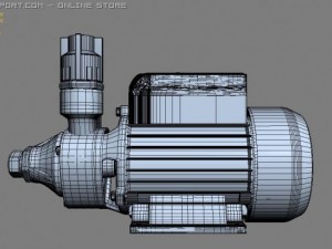 electric motor 3D मॉडल